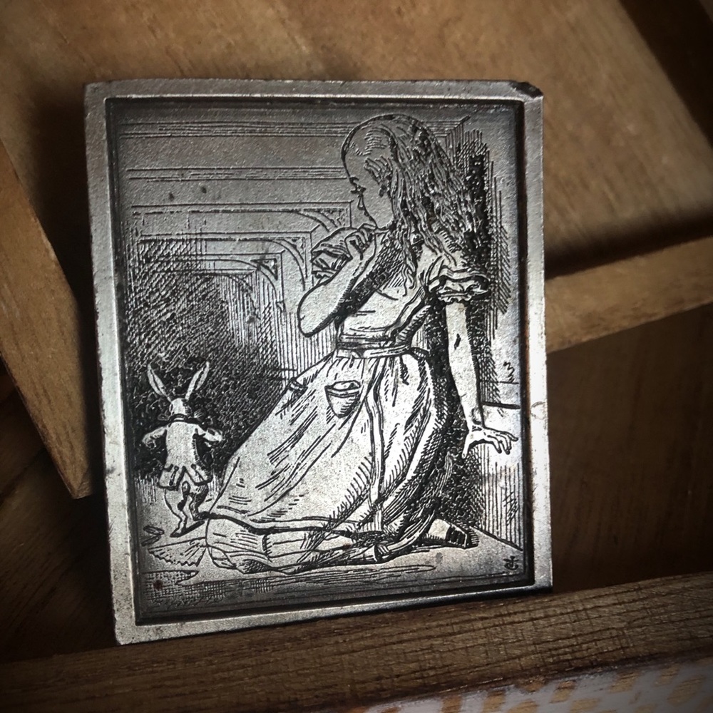 Vintage Alice in Wonderland Buckle